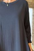 Made in Italy Oscar Midaxi Swing Dress Black